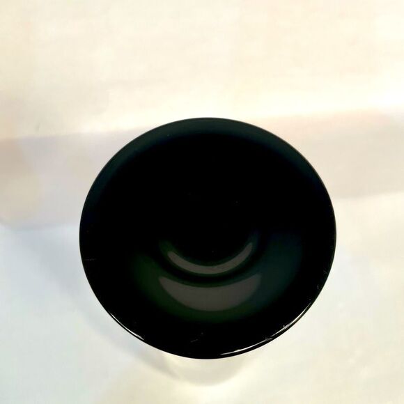 ALEXANDRA-BLACK STEMWARE by MIKASA  (4) CHAMPAGNE GLASSES LIKE NEW CONDITION - Picture 7 of 10